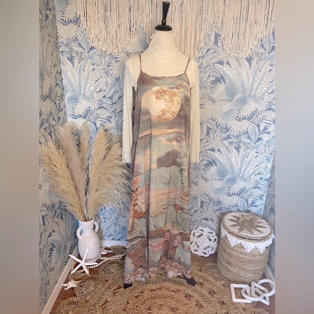⭐️Market of ⭐️ Imaginarium Boheme Long Dress with Moon - Picture 14 of 17
